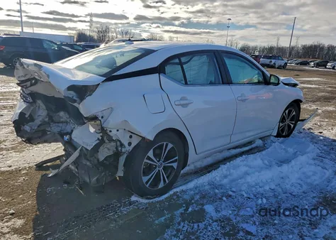 2022 Nissan Sentra Sv z USA, uszkodzony, nr VIN 3N1AB8CV2NY287751